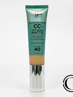 IT COSMETICS CC+ NATURAL MATTE FULL COVERAGE CREAM FAIR 1.08 OZ MYY41W